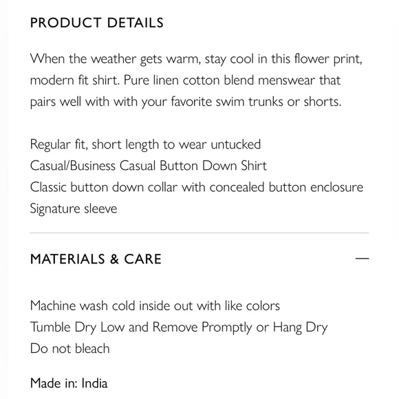 Men's Vustra Almond Flower Shirt - Picture 4 of 11